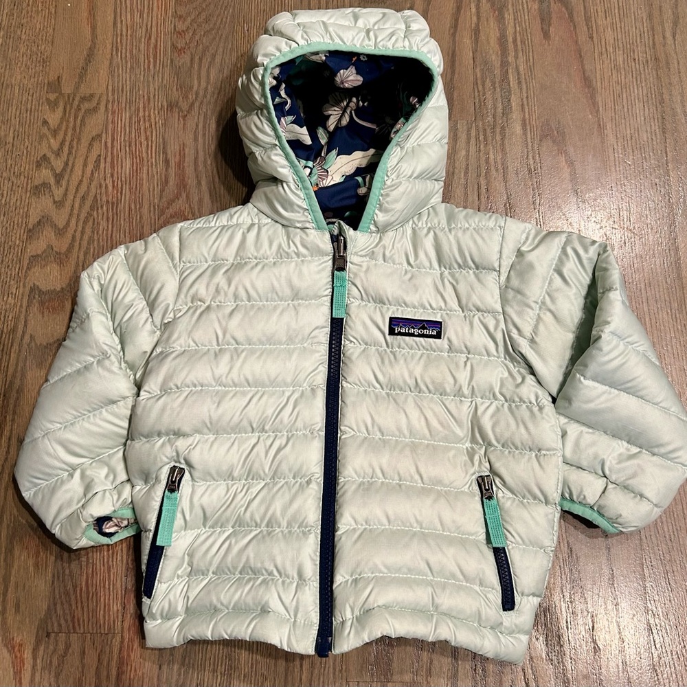 Patagonia Floral Blue Jacket